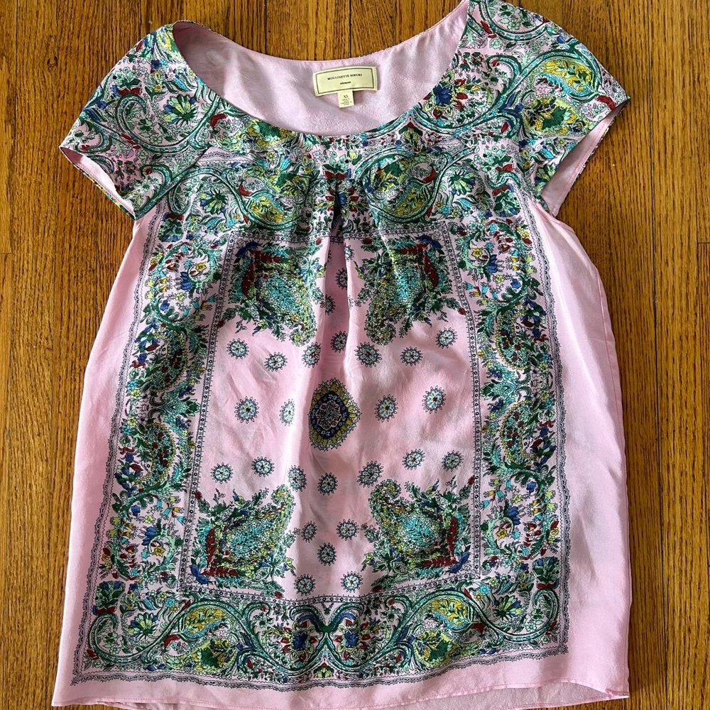 Moulienette Soeurs Pink with Paisley Top
